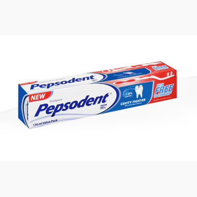 Pepsodent (toothpaste+toothbrush)