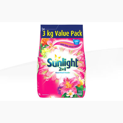 Sunlight 2 in 1 Auto Washing Powder Tropical Sensations 3kg